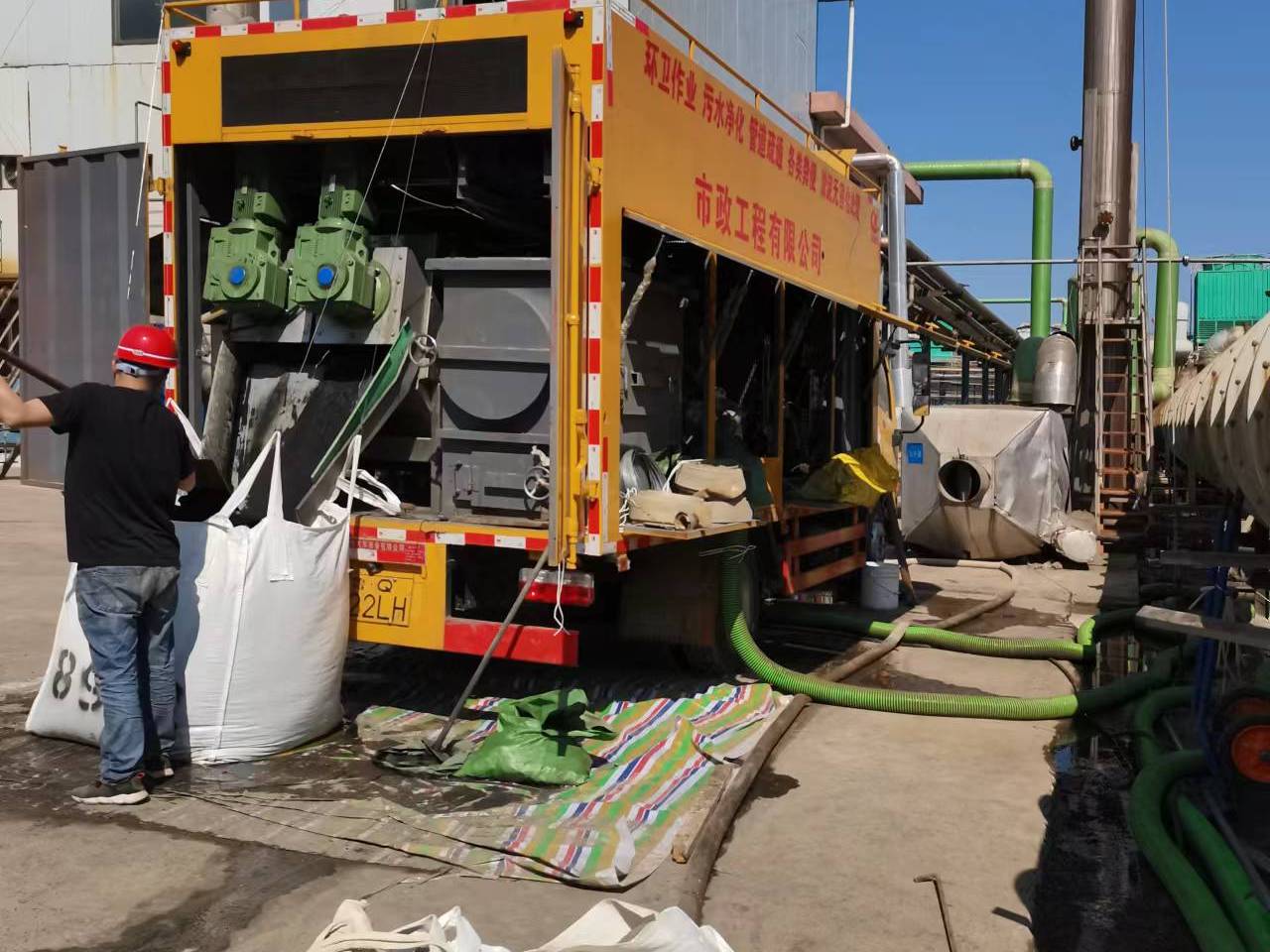 揭阳淤泥压干处理